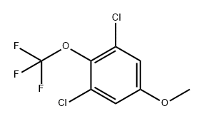Benzene, 1,3-dichloro-5-methoxy-2-(trifluoromethoxy)- 化学構造式