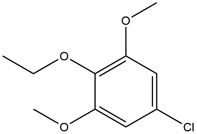 5-Chloro-2-ethoxy-1,3-dimethoxybenzene 结构式