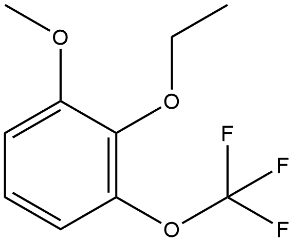 2-Ethoxy-1-methoxy-3-(trifluoromethoxy)benzene Structure