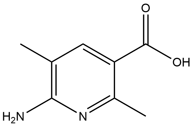 6-Amino-2,5-dimethylnicotinic acid Structure