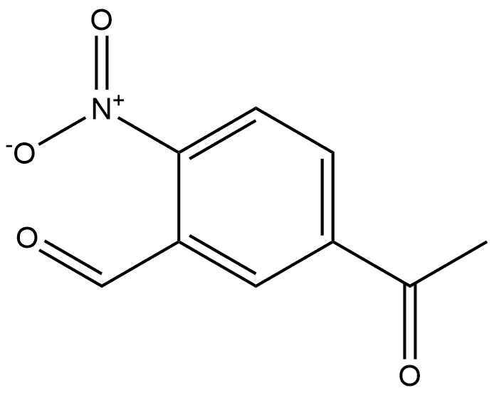 5-Acetyl-2-nitrobenzaldehyde Structure