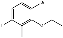 Benzene, 1-bromo-2-ethoxy-4-fluoro-3-methyl- Structure