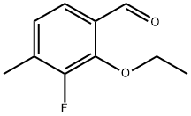 Benzaldehyde, 2-ethoxy-3-fluoro-4-methyl- 结构式