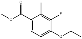 Methyl 4-ethoxy-3-fluoro-2-methylbenzoate 结构式