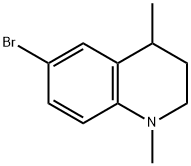 Quinoline, 6-bromo-1,2,3,4-tetrahydro-1,4-dimethyl- Structure