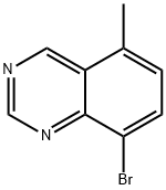 Quinazoline, 8-bromo-5-methyl- Structure