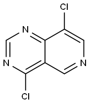 Pyrido[4,3-d]pyrimidine, 4,8-dichloro- Structure