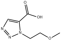 1-(2-甲氧基乙基)-1H-1,2,3-三唑-5-羧酸, 2384522-27-2, 结构式