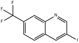 3-Iodo-7-(trifluoromethyl)quinoline 化学構造式