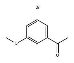 Ethanone, 1-(5-bromo-3-methoxy-2-methylphenyl)-|1-(5-溴-3-甲氧基-2-甲基苯基)乙-1-酮