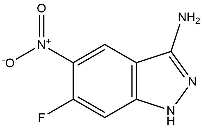 6-fluoro-5-nitro-1H-indazol-3-amine Structure