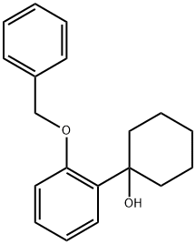 1-(2-(benzyloxy)phenyl)cyclohexanol Structure