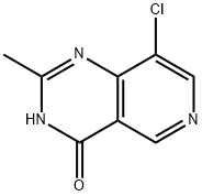 Pyrido[4,3-d]pyrimidin-4(3H)-one, 8-chloro-2-methyl- Struktur