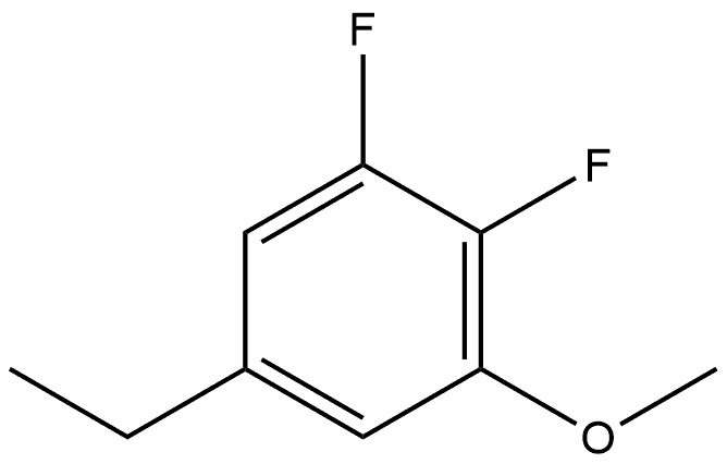 5-Ethyl-1,2-difluoro-3-methoxybenzene Structure