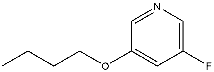 3-Butoxy-5-fluoropyridine Structure