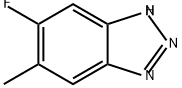 1H-Benzotriazole, 6-fluoro-5-methyl- Struktur