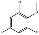 1-Chloro-3-fluoro-5-iodo-2-methoxybenzene Structure