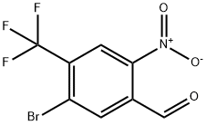 5-溴-2-硝基-4-(三氟甲基)苯甲醛, 2385187-50-6, 结构式