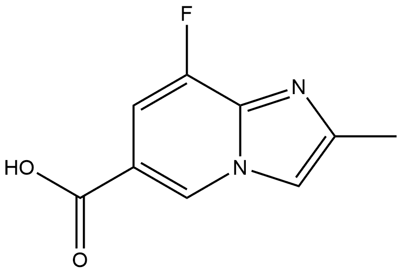 8-Fluoro-2-methylimidazo[1,2-a]pyridine-6-carboxylic acid Structure