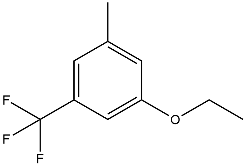 1-Ethoxy-3-methyl-5-(trifluoromethyl)benzene Structure