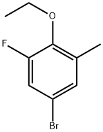 5-bromo-2-ethoxy-1-fluoro-3-methylbenzene Structure