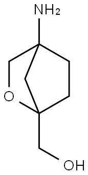 2-Oxabicyclo[2.2.1]heptane-1-methanol, 4-amino- Structure