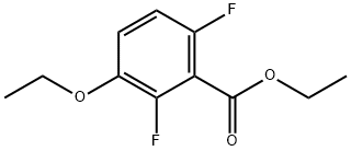 Ethyl 3-ethoxy-2,6-difluorobenzoate Struktur