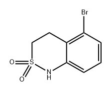 1H-2,1-Benzothiazine, 5-bromo-3,4-dihydro-, 2,2-dioxide Structure