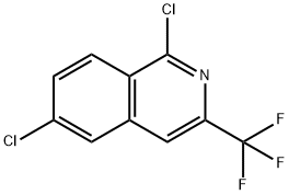 Isoquinoline, 1,6-dichloro-3-(trifluoromethyl)- Structure