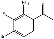 Ethanone, 1-(2-amino-4-bromo-3-fluorophenyl)- Structure