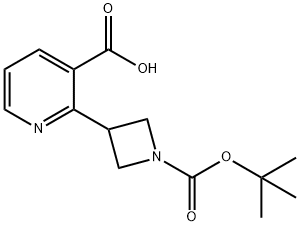 3-Pyridinecarboxylic acid, 2-[1-[(1,1-dimethylethoxy)carbonyl]-3-azetidinyl]-|