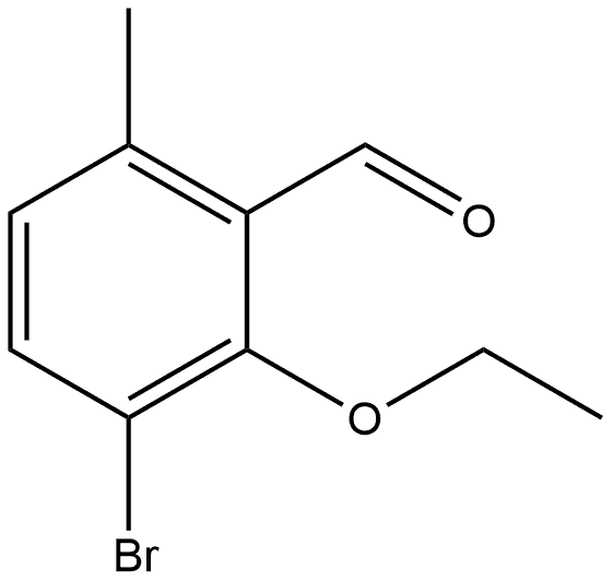 3-Bromo-2-ethoxy-6-methylbenzaldehyde,2385852-52-6,结构式