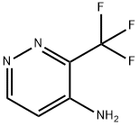 3-(trifluoromethyl)pyridazin-4-amine 化学構造式