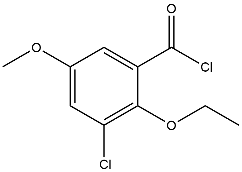 2385903-08-0 3-Chloro-2-ethoxy-5-methoxybenzoyl chloride