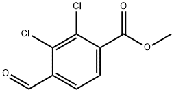 methyl 2,3-dichloro-4-formylbenzoate Structure