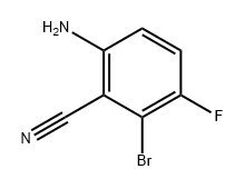 Benzonitrile, 6-amino-2-bromo-3-fluoro-,2385927-39-7,结构式