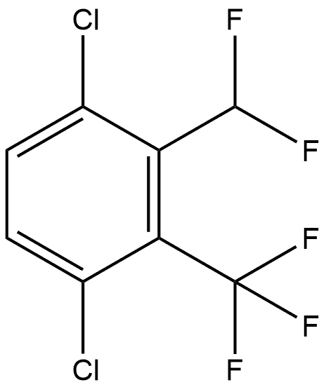 1,4-Dichloro-2-(difluoromethyl)-3-(trifluoromethyl)benzene|