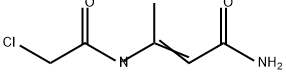 2-Butenamide, 3-[(2-chloroacetyl)amino]- Struktur