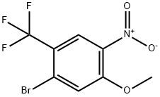 Benzene, 1-bromo-5-methoxy-4-nitro-2-(trifluoromethyl)-|1-溴-5-甲氧基-4-硝基-2-(三氟甲基)苯