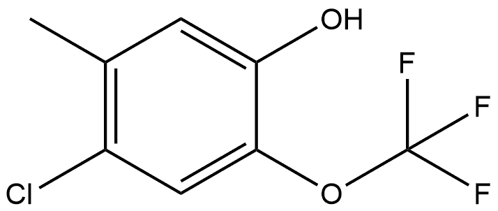 4-Chloro-5-methyl-2-(trifluoromethoxy)phenol|