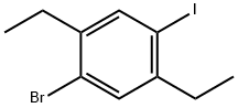 1-Bromo-2,5-diethyl-4-iodobenzene Struktur