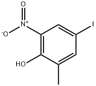 Phenol, 4-iodo-2-methyl-6-nitro- Structure