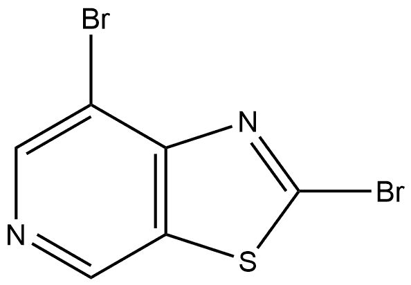 2,7-dibromothiazolo[5,4-c]pyridine Structure