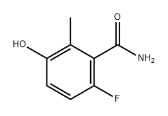 6-氟-3-羟基-2-甲基苯甲酰胺 结构式