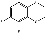 (2,3-Difluoro-6-methoxyphenyl)(methyl)sulfane 结构式