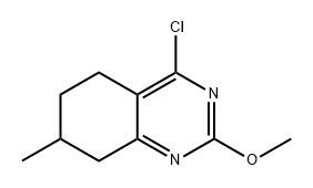 Quinazoline, 4-chloro-5,6,7,8-tetrahydro-2-methoxy-7-methyl- 化学構造式
