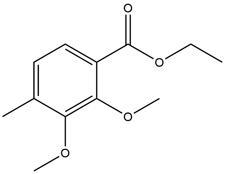 Ethyl 2,3-dimethoxy-4-methylbenzoate Structure