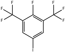 Benzene, 2-fluoro-5-iodo-1,3-bis(trifluoromethyl)- Structure