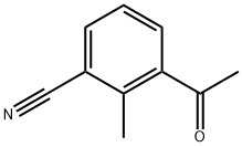 3-乙酰-2-甲基苯腈,2386590-22-1,结构式