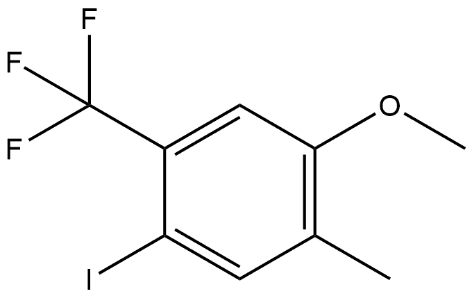 1-Iodo-4-methoxy-5-methyl-2-(trifluoromethyl)benzene|